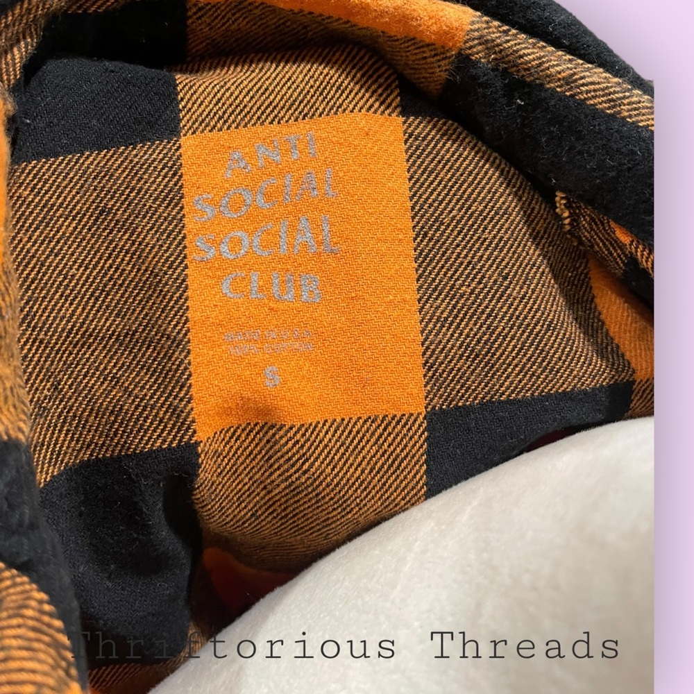 Anti Social Social Club Flannel - Picture 4 of 5